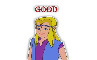 👍 GOOD アニメ, キャラクター, ステッカー, 良い telegram sticker