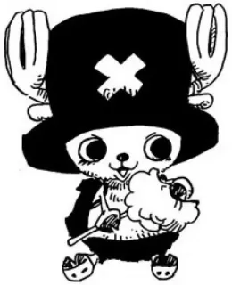 🍭 Tony Tony Chopper One Piece Anime, One Piece, Chopper, Manga, Cartoon, Niedlich, Charakter telegram sticker