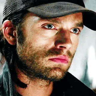 😐 Bucky Barnes Баки Барнс, Зимний Солдат, Marvel, Себастиан Стэн, Супергерой, Персонаж комиксов telegram sticker