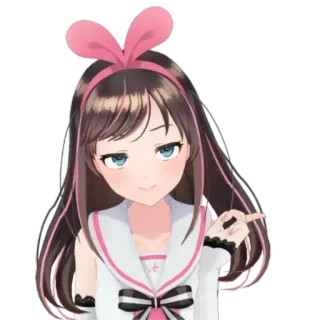 😏 Ai Kizuna Garota anime, Vtuber, Kawaii, Desenho animado, Fofo, Ai Kizuna whatsapp sticker