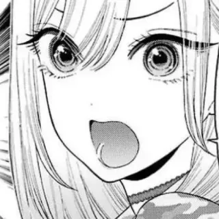 📀 animé, manga, choqué, mignon, gros plan telegram sticker