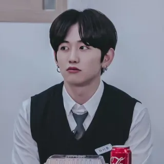🐹 이서우 Porträt, Mann, Koreanisch, Student, Teenager, Coca-Cola telegram sticker