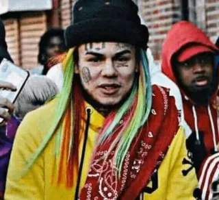 🧑‍🎤 6ix9ine rappeur, musicien, personne, célébrité, 6ix9ine telegram sticker