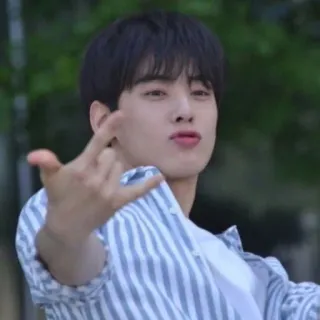 〽 gesto, persona, coreano, hombre, rock on telegram sticker