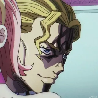 🌟 Kira Yoshikage JoJo's Bizarre Adventure Kira, Jojo, Anime, Bösewicht whatsapp sticker