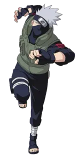 🙁 Kakashi Naruto Какаши, Наруто, Аниме, Ниндзя, Персонаж telegram sticker