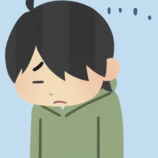 😞 เศร้า, หงุดหงิด, อารมณ์เสีย, ไม่มีความสุข, ซึมเศร้า, หดหู่ whatsapp sticker