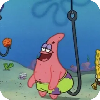 🫥 Patrick Star SpongeBob SquarePants telegram sticker