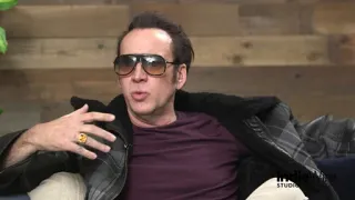🥃 Nicolas Cage actor, celebrity, portrait, glasses, ring telegram sticker