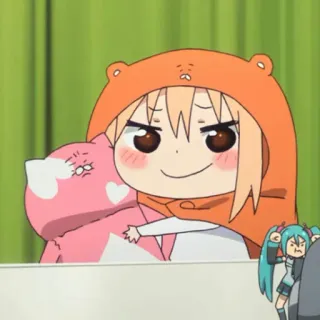 🍜 Umamura Himouto! Umaru-chan anime, cartoon, umaru, himouto, kawaii, cute telegram sticker