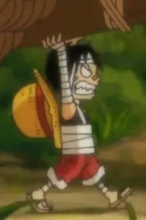 🖤 Luffy One Piece Anime, One Piece, Monkey D. Luffy, Luffy, Strohhut, Manga, Cartoon telegram sticker