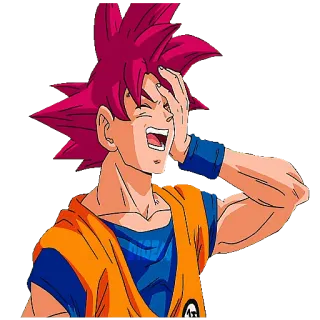 😅 Goku Dragon Ball Anime, Dragon Ball, Goku, Cartoon, Lustig, Lachen whatsapp sticker