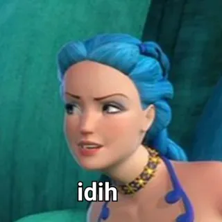 🤮 idih kartun, ekspresi, Indonesia whatsapp sticker