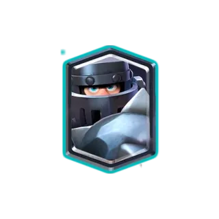 💎 Mega Knight Clash Royale jeu vidéo, personnage, chevalier, armure, fantaisie whatsapp sticker