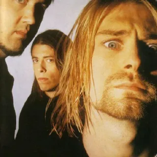 😨 Kurt Cobain Banda, Música, Rock, Nirvana, Kurt Cobain, Dave Grohl telegram sticker