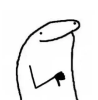 👎 florkofcows, desaprovação, polegar para baixo, desenho animado, boneco palito telegram sticker