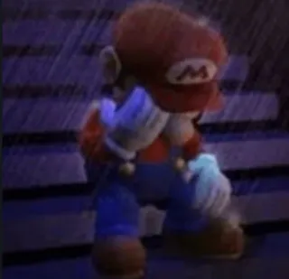 ☹️ Mario Super Mario telegram sticker
