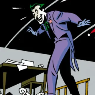 📎 The Joker Joker, Batman, DC Comics, Bösewicht, Comicfigur, Clown, Superbösewicht telegram sticker