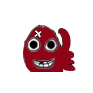 👍 Dibujo animado, Personaje, Gesto, Ofensivo, Pulgar abajo, Disgusto whatsapp sticker