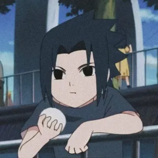 🀄️ Sasuke Uchiha Naruto Аниме, Манга, Саске, Учиха, Ниндзя telegram sticker