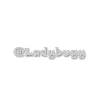 🌟 @Ladybuggy joaninha, nome de usuário, usuário, mídia social telegram sticker