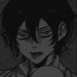 🌟 Mikasa Ackerman Attack on Titan Anime, Mikasa, Attack on Titan, AoT, Manga telegram sticker