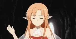 😨 Asuna Yuuki Sword Art Online Asuna, Anime, Sword Art Online, Charakter, SAO telegram sticker