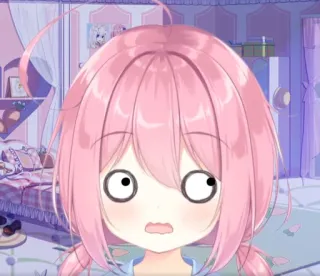 😧 Anime, Kawaii, Vtuber, Dibujos animados, Lindo, Manga, Chibi whatsapp sticker