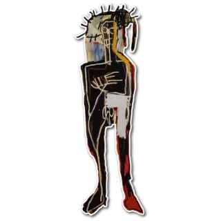 Jean-Michel Basquiat telegram stickers