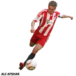 ⚽ ALI AFSHAR sepak bola, olahraga, pemain, football telegram sticker