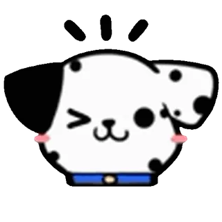 Dalmation (@ShoutoEmoji) telegram emojis 😉