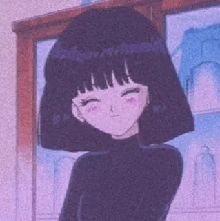 🌿 anime, girl, cartoon, aesthetic, character, retro telegram sticker