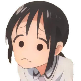 😕 Anime, Garota, Mangá, Fofo/a, Chibi, Triste, Chateado/a telegram sticker