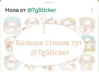 😀 Нола от @TgSticker สติกเกอร์, เทเลแกรม, ข้อความ, สุนัข telegram sticker
