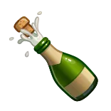 🍾 champagne, celebration, bottle, party, drink, alcohol, sparkling wine telegram sticker