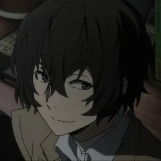 🪙 Osamu Dazai Bungo Stray Dogs Anime, Manga, Dazai, Osamu Dazai, Bungo Stray Dogs, Nhân vật, Nhân vật anime telegram sticker
