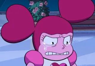 😠 Spinel Steven Universe cartoon, character, crying, sad, Spinel whatsapp sticker