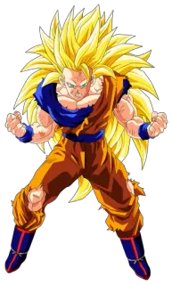 ⚫ Goku Dragon Ball Z Anime, Super Saiyajin, Poder, Luta, Mangá telegram sticker