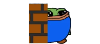 🥺 Pepe the Frog pepe, rana, meme internet telegram sticker
