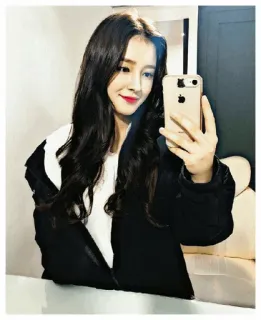 🥀 Frau, Selfie, Porträt, Koreanisch, Mädchen, Weiblich whatsapp sticker