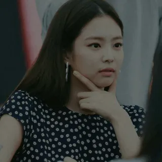 🌚 Jennie K-pop, Blackpink, Jennie, chanteuse, femme whatsapp sticker