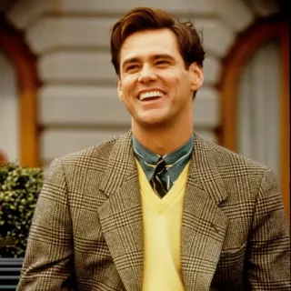 😁 Jim Carrey actor, celebridad, sonrisa, retrato, hombre telegram sticker