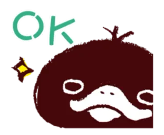 👌 OK ok, aprobado, lindo, dibujos animados telegram sticker