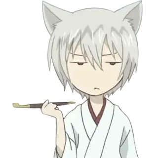 😒 Tomoe Kamisama Kiss Anime, Volpe, Manga, Carino, Chibi telegram sticker