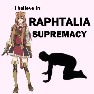 Waifu Supremacy • @SwallowZireael whatsapp stickers