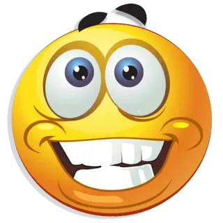 😃 Emoji, Smiley, Rosto, Amarelo telegram sticker