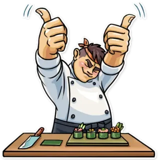 Sushi Chef telegram stickers