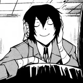 🥚 Anime, Manga, Muzyka, Słuchawki, Portret telegram sticker
