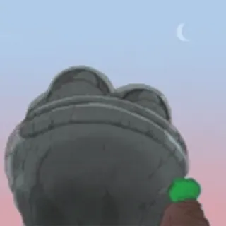 😔 Frosch, Stein, Mond, Natur, Himmel whatsapp sticker