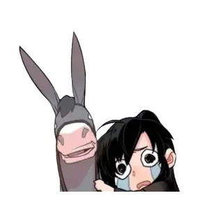 Rabbit Wine whatsapp stickers